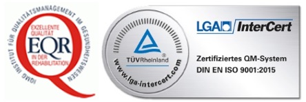 Zwei Qualitätssicherungszertifikate.