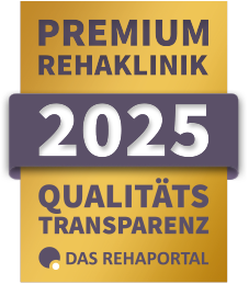 Premium Rehaklinik 2025 Die Auszeichnung Premium-Rehaklinik 2025.